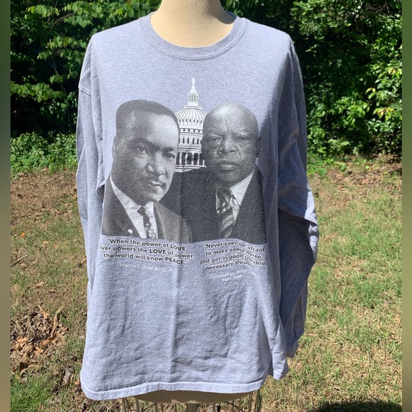 Long Sleeve MLK & John Lewis Inspiration Shirt - Picture 5 of 16